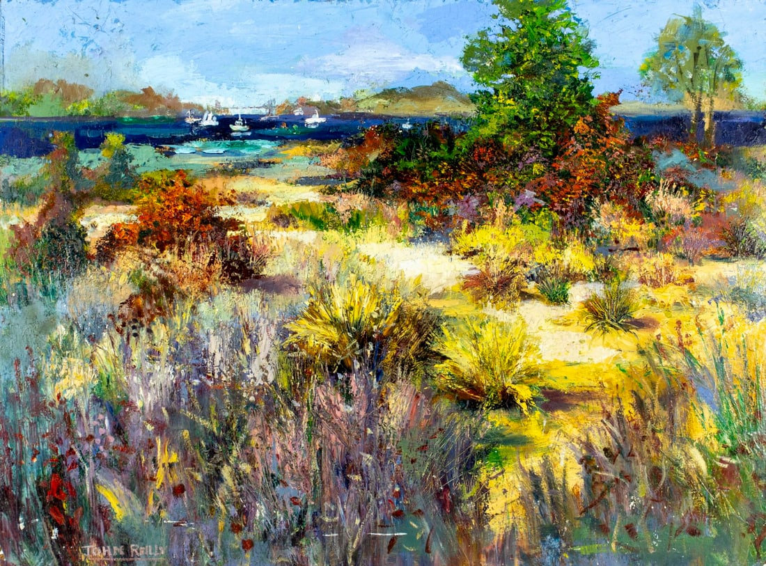 John Reilly (NY,NJ,1942-2021) oil painting - 3