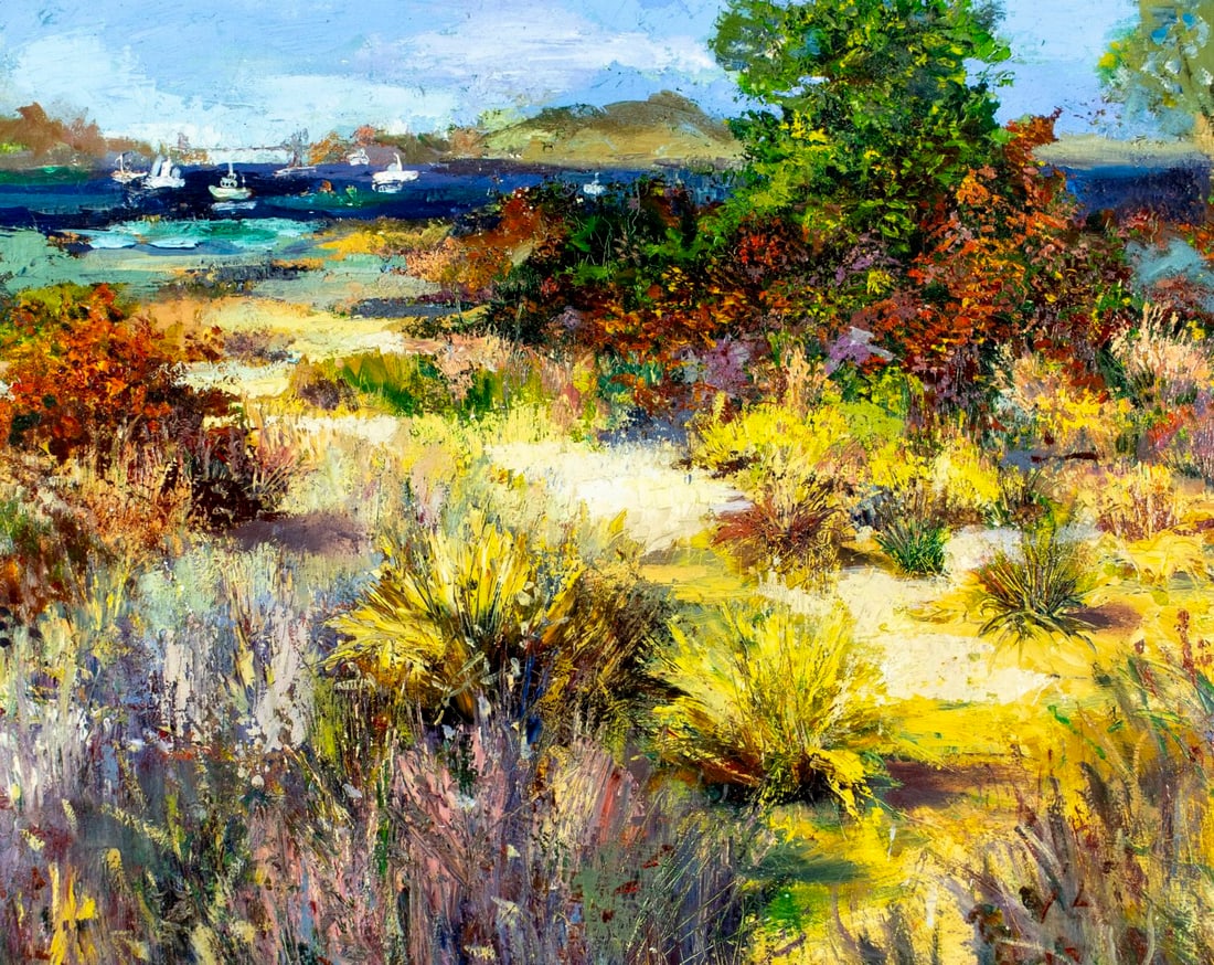 John Reilly (NY,NJ,1942-2021) oil painting - 5