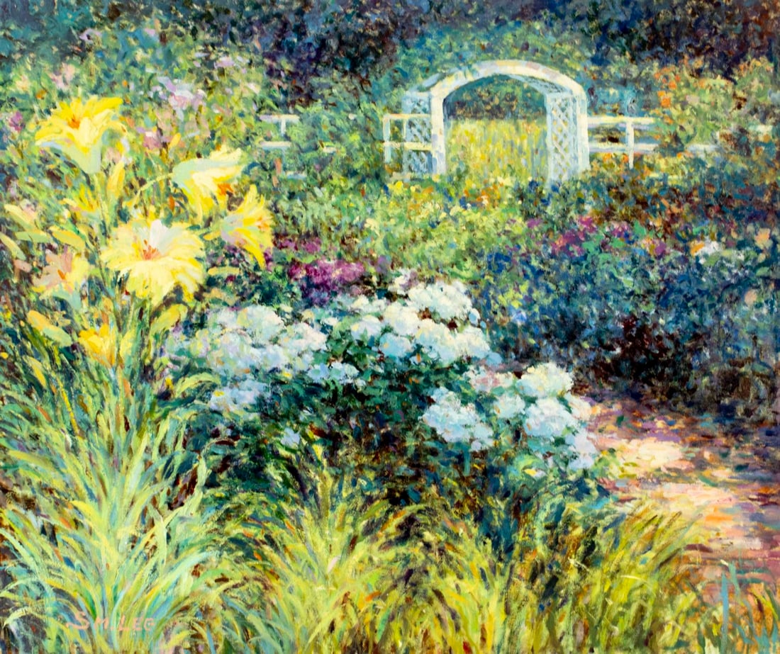 Sang M Lee (South Korea,b 1949) oil painting (1 of 13)