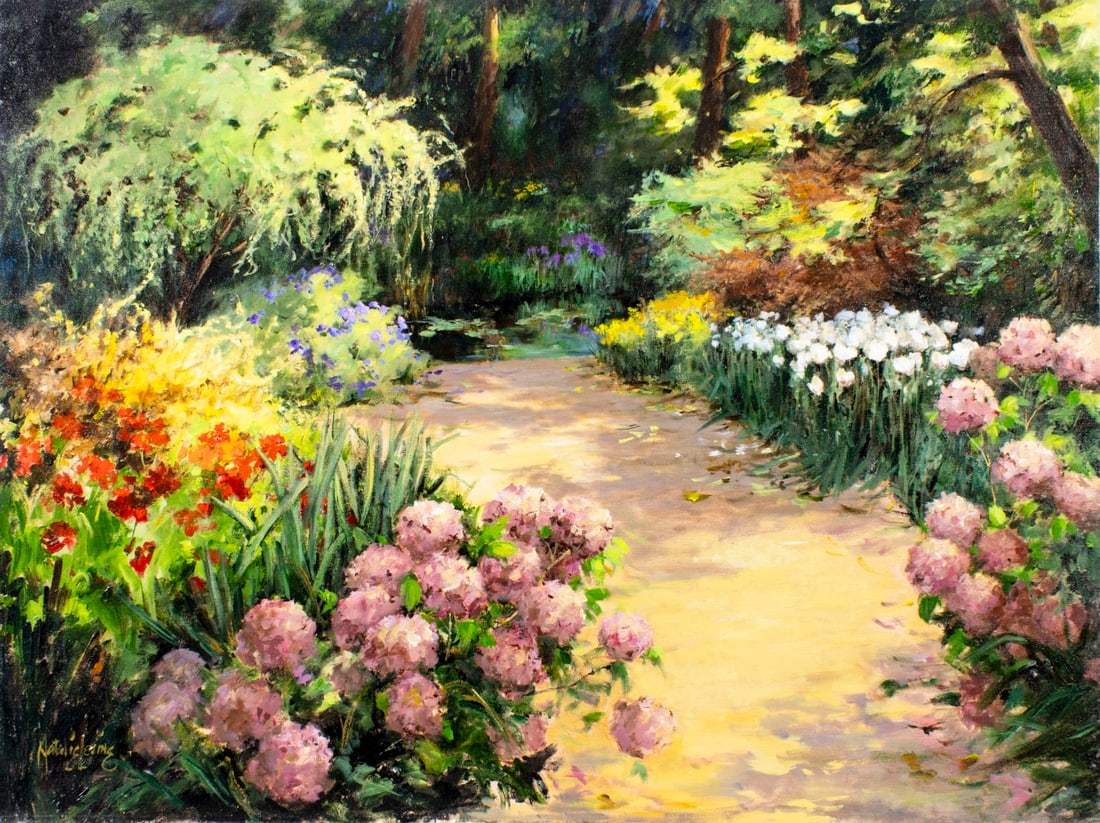 Natalie Levine (NY,FL,20/21C) oil painting - 3