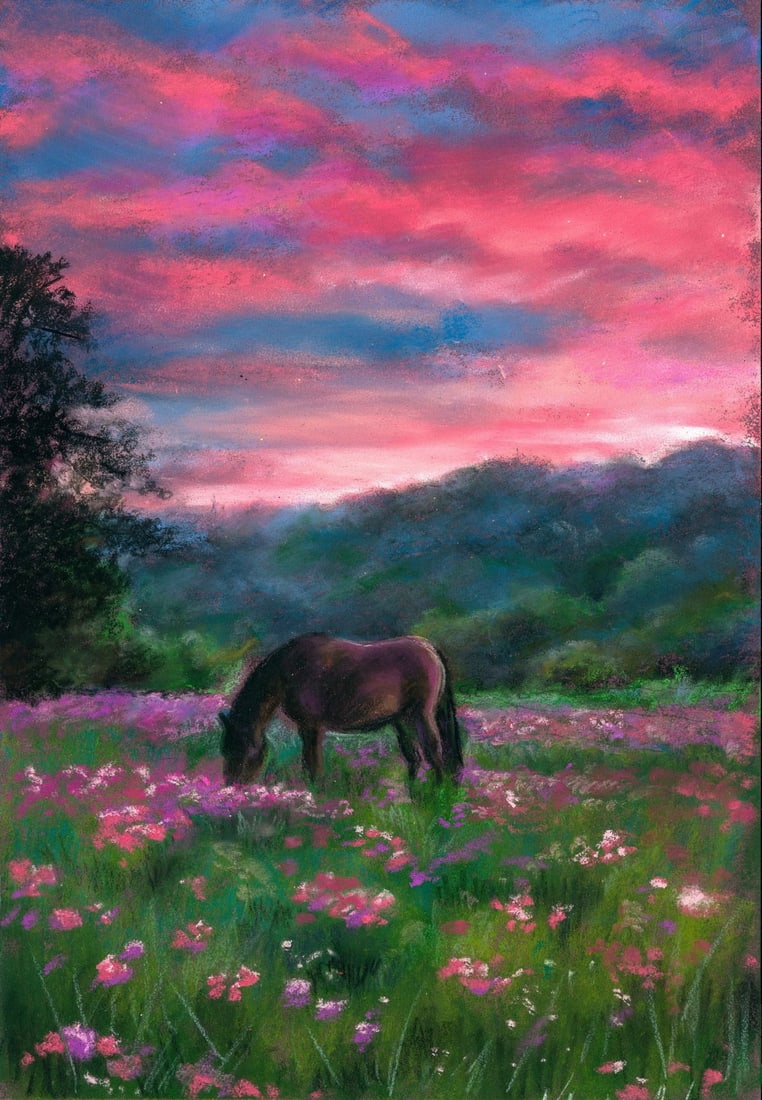 Olesya Grebenyuk (Ukraine,20/21C) pastel painting (1 of 10)