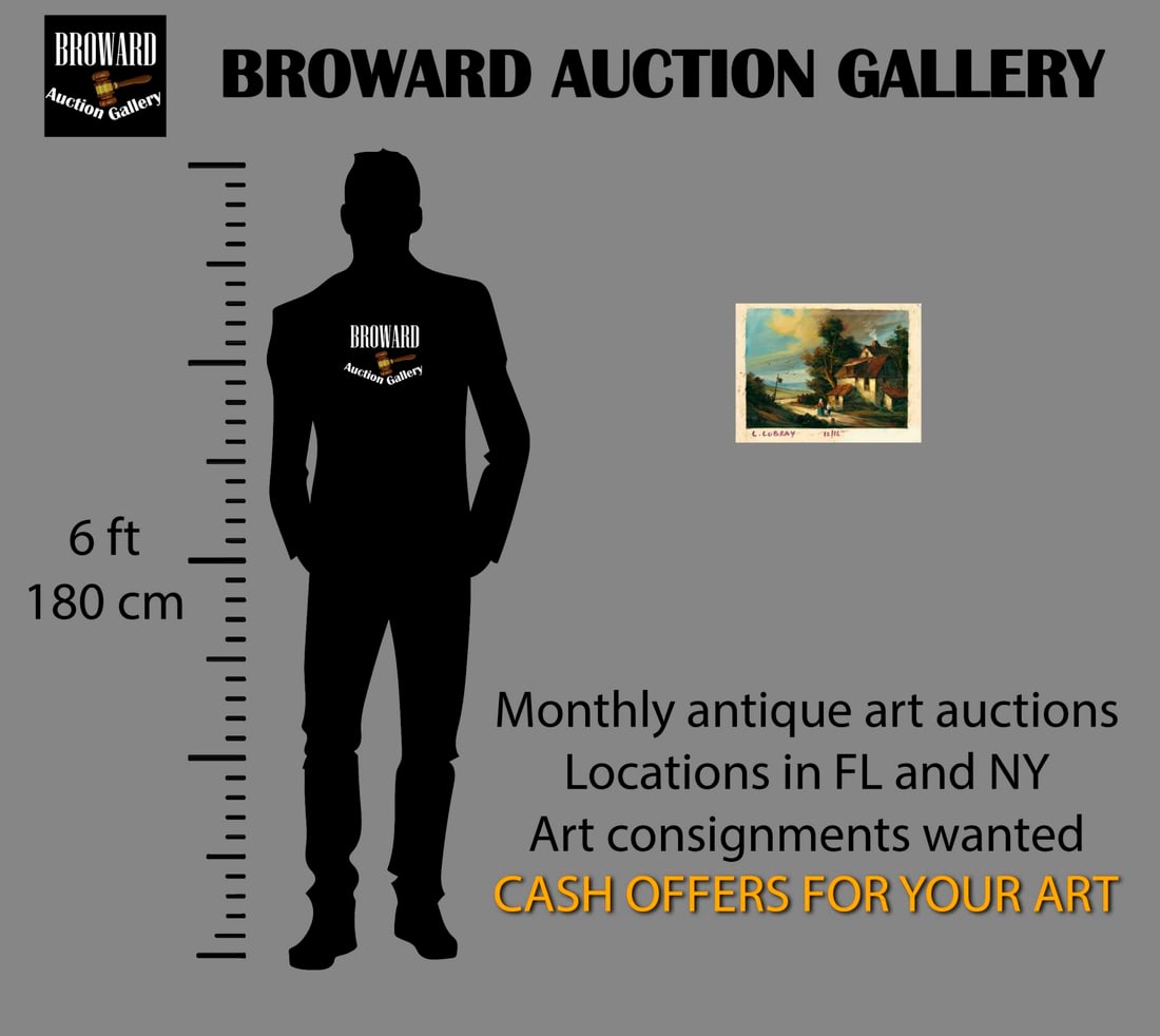 L Lobray (Europe,20C) oil painting - 2