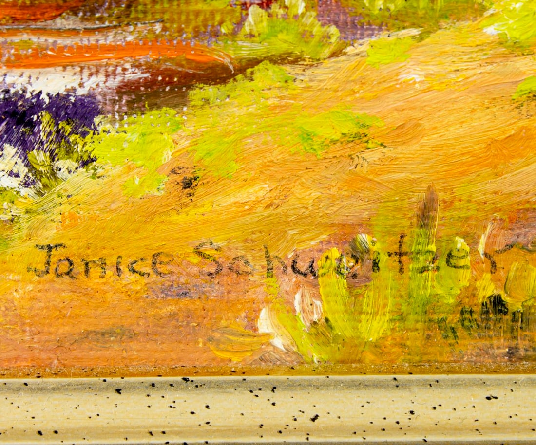 Janice Schweitzer (US,20C) oil painting - 4