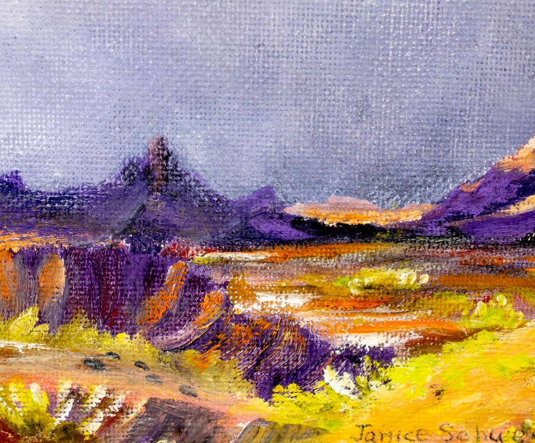 Janice Schweitzer (US,20C) oil painting - 8