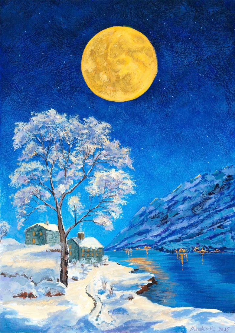 Katerina Kovalevska (Ukraine,20/21C) acrylic painting (1 of 12)