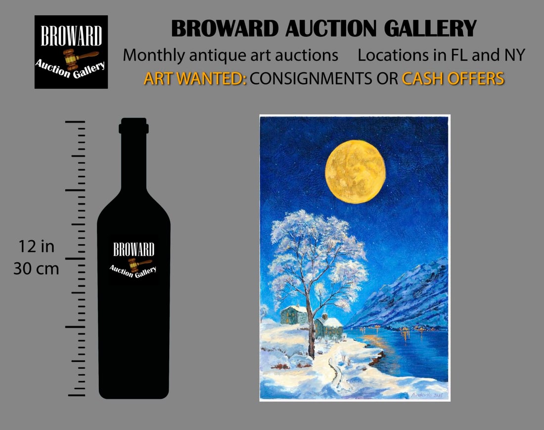 Katerina Kovalevska (Ukraine,20/21C) acrylic painting - 2