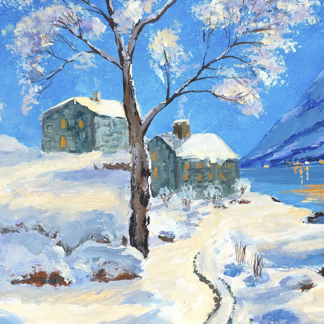 Katerina Kovalevska (Ukraine,20/21C) acrylic painting - 6