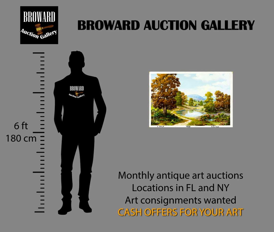 V Zala (Europe,20C) oil painting - 2