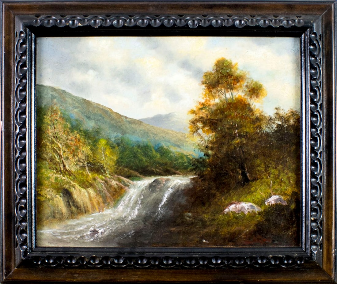 Antique early 20C American oil painting - 3