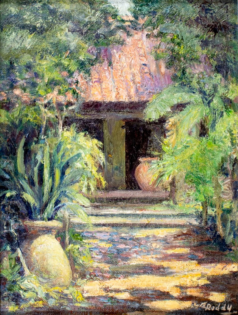 Edith Jeannette Roddy (FL,MA,1895-1960) oil painting (1 of 13)