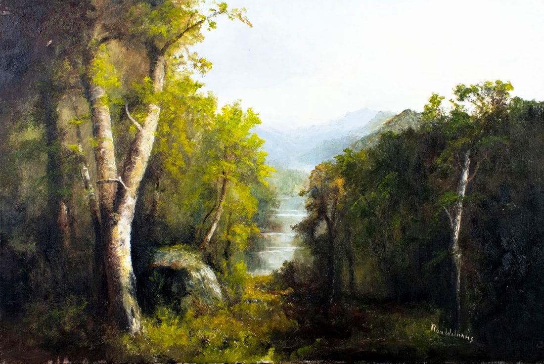 Ron Williams (TN,1947-2016) oil painting (1 of 12)