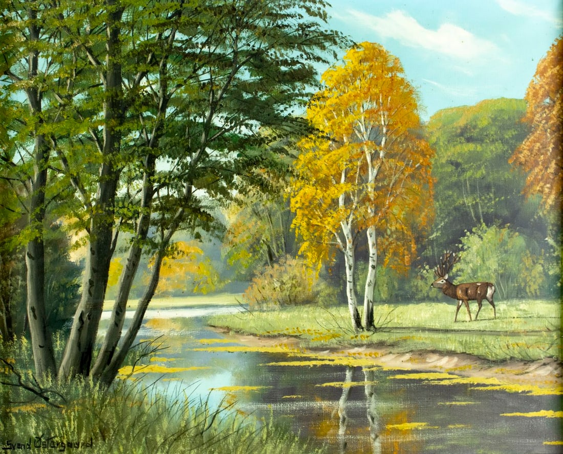 Svend Ostergaard (Danish,mid 20C) oil painting (1 of 12)