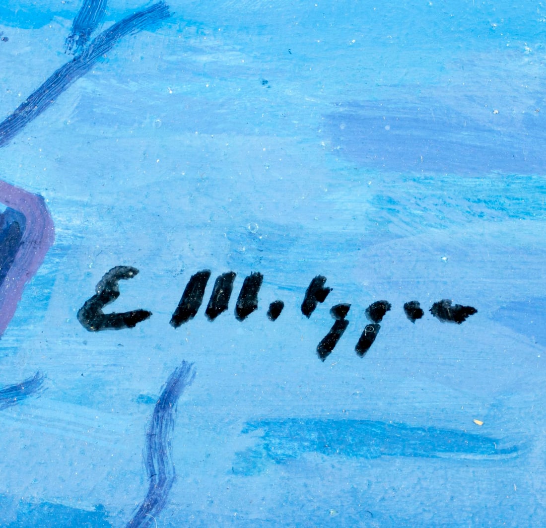 Evelyn Metzger (NY,Brazil,1911-2007) oil painting - 4