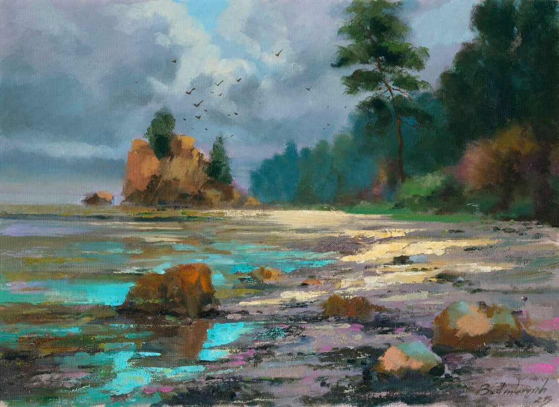 Volodymyr Budenkevych (Ukraine,20/21C) oil painting (1 of 12)