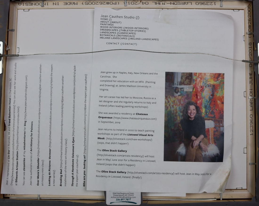 Jean Cauthen (Ireland,NC,20/21C) oil painting - 12