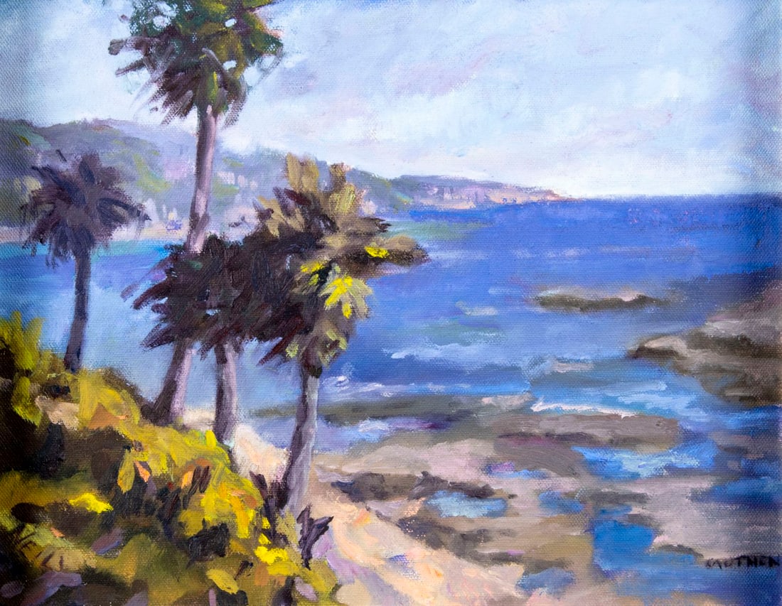 Jean Cauthen (Ireland,NC,20/21C) oil painting (1 of 13)