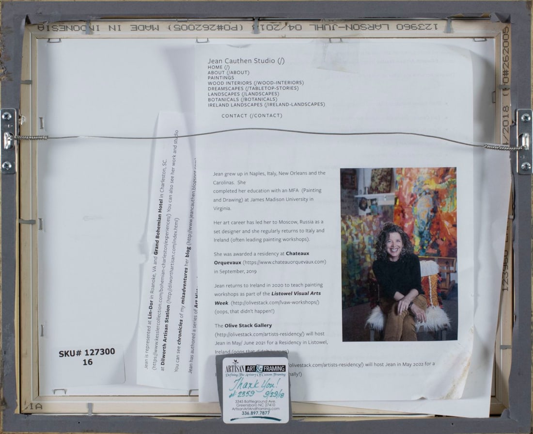 Jean Cauthen (Ireland,NC,20/21C) oil painting - 8