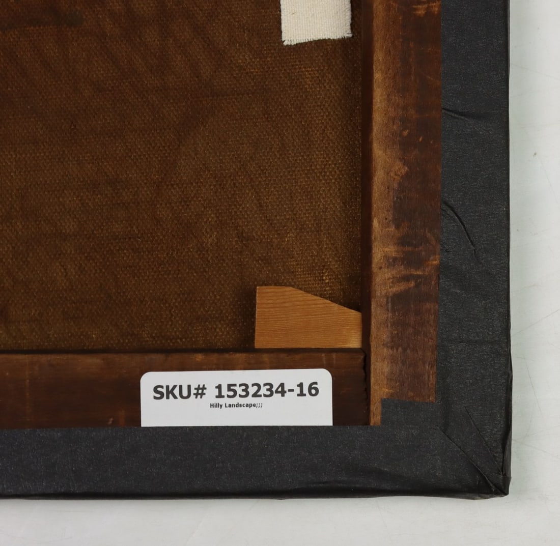 Antique 19C Spanish oil painting signed - 11