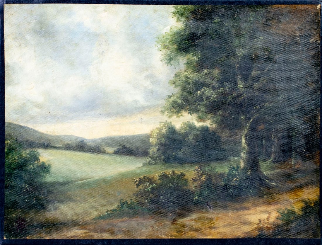 Antique 19C Spanish oil painting signed - 3