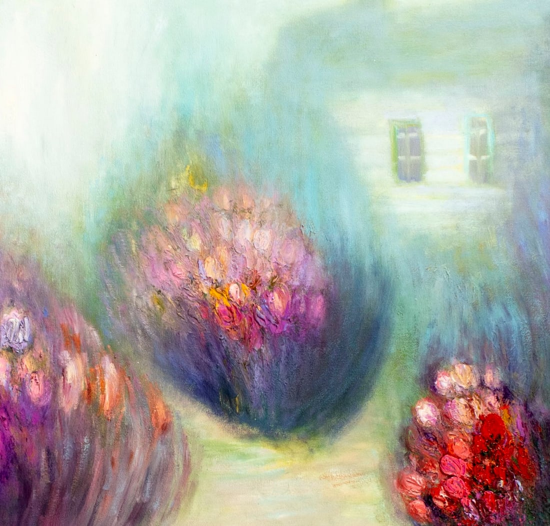 Yolanda Razzeto (Peru,1948-?) oil painting - 6