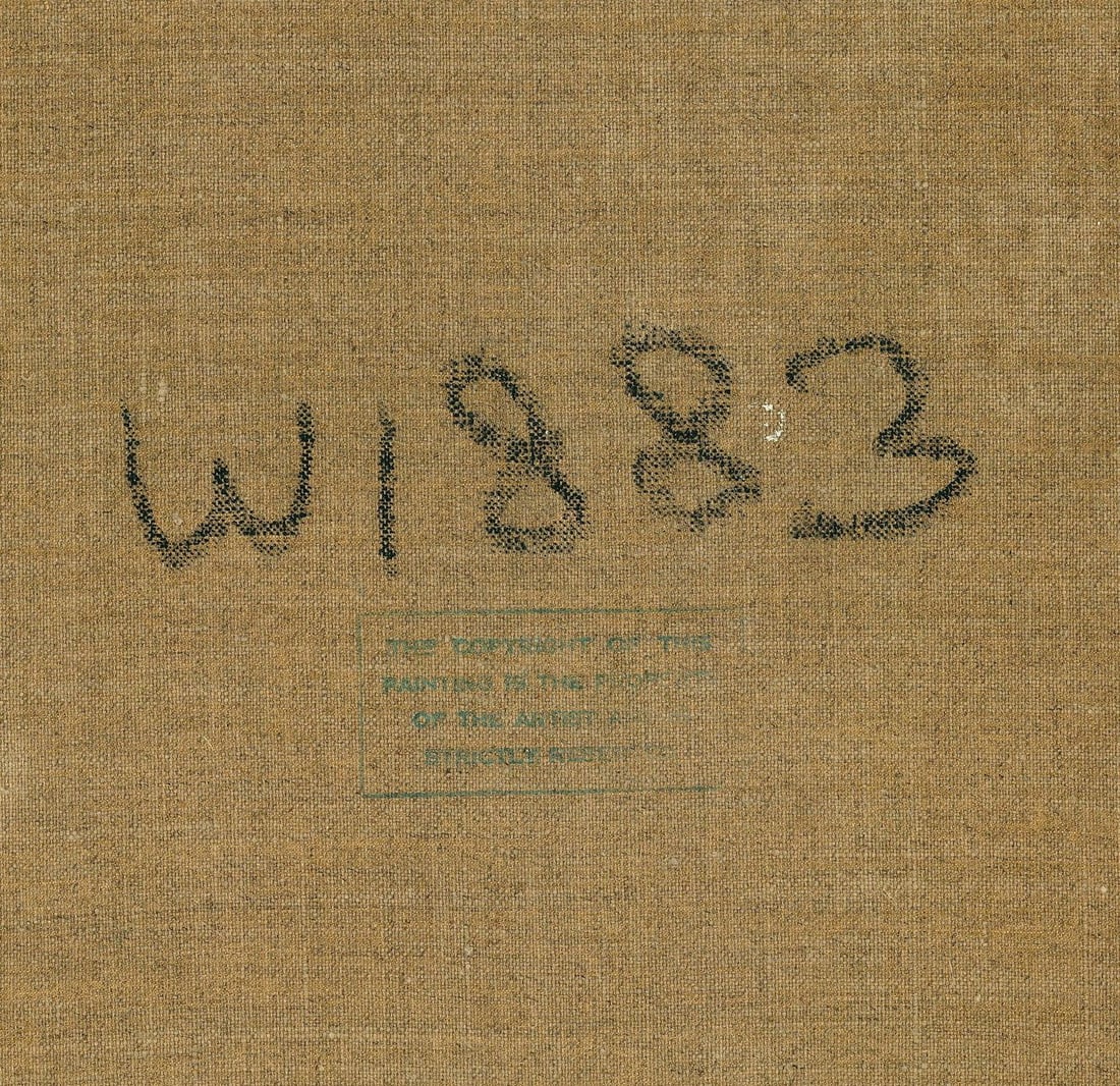 Vintage 20C German oil painting signed - 9