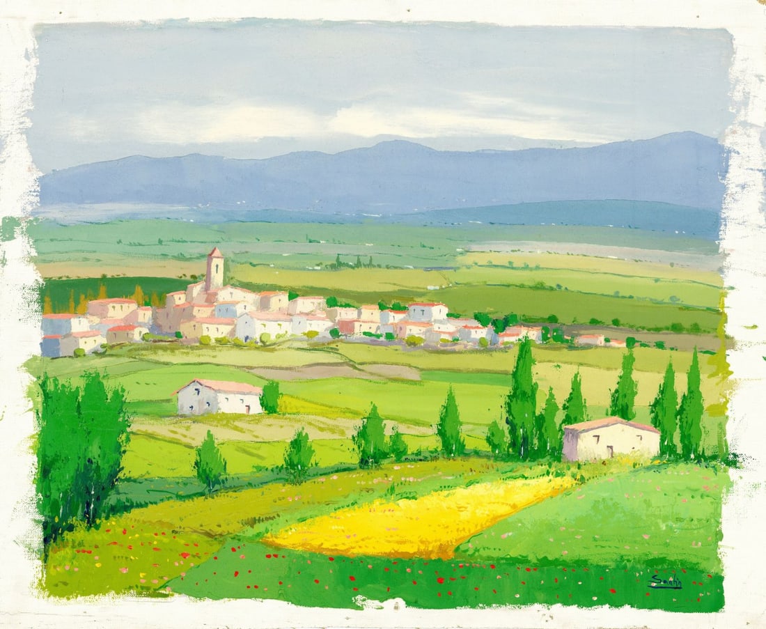 L Santin (Europe,20C) oil painting - 3