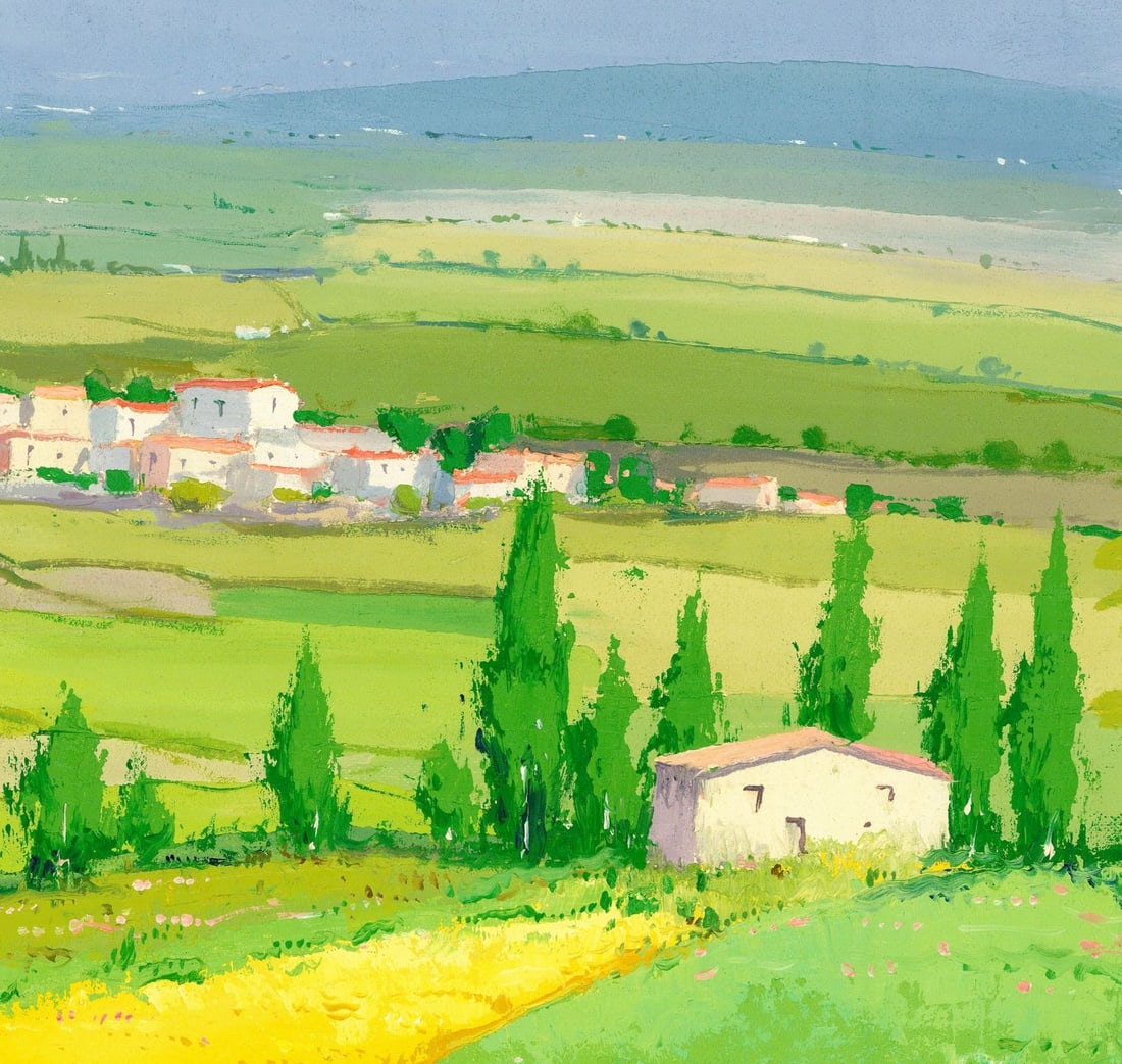 L Santin (Europe,20C) oil painting - 6