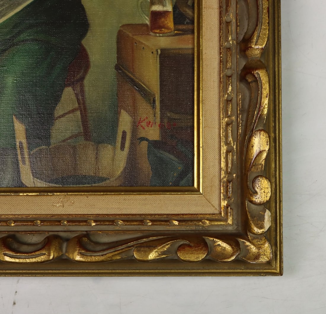 Hans Kerber (Austria,1920-?) oil painting - 10