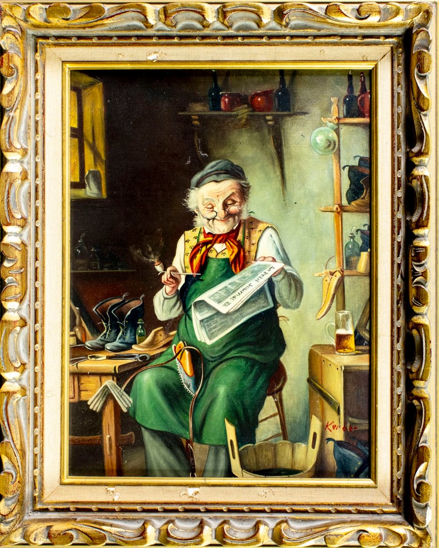 Hans Kerber (Austria,1920-?) oil painting - 3