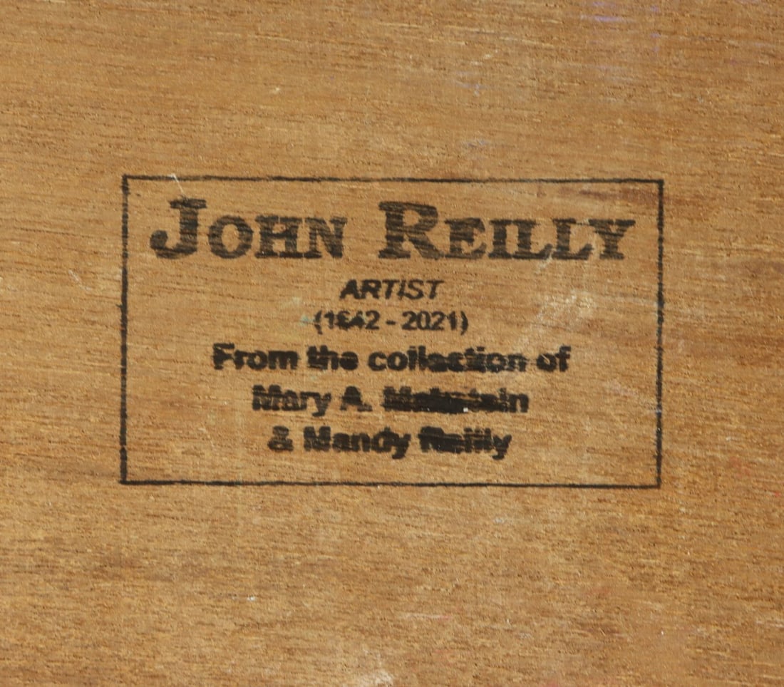 John Reilly (NY,NJ,1942-2021) oil painting - 4