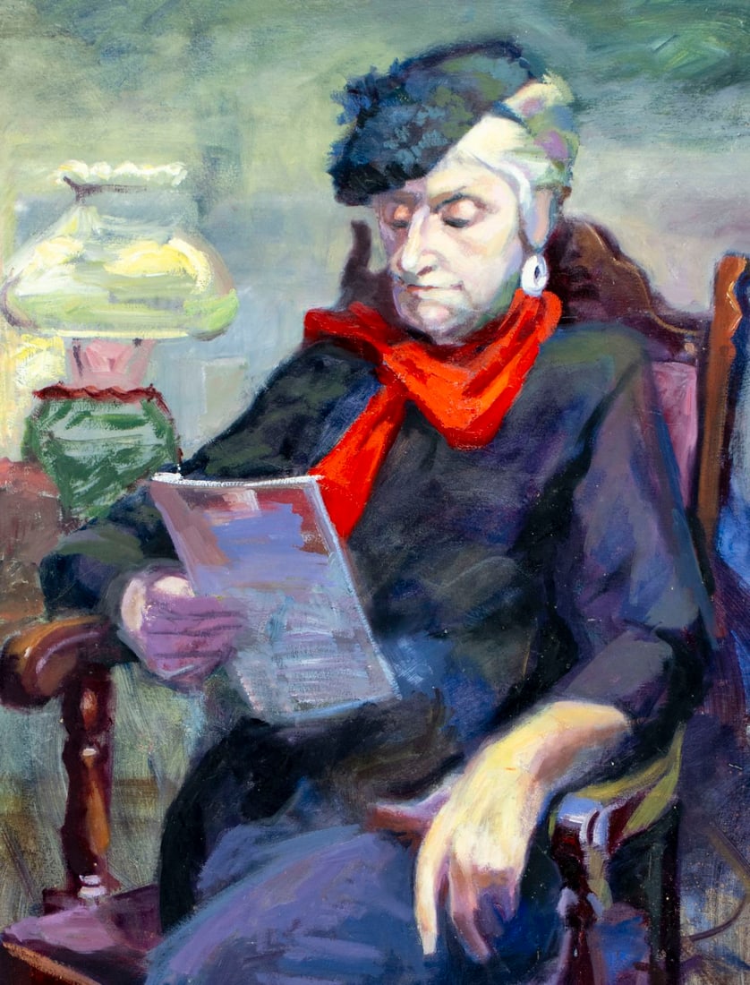 John Reilly (NY,NJ,1942-2021) oil painting - 5