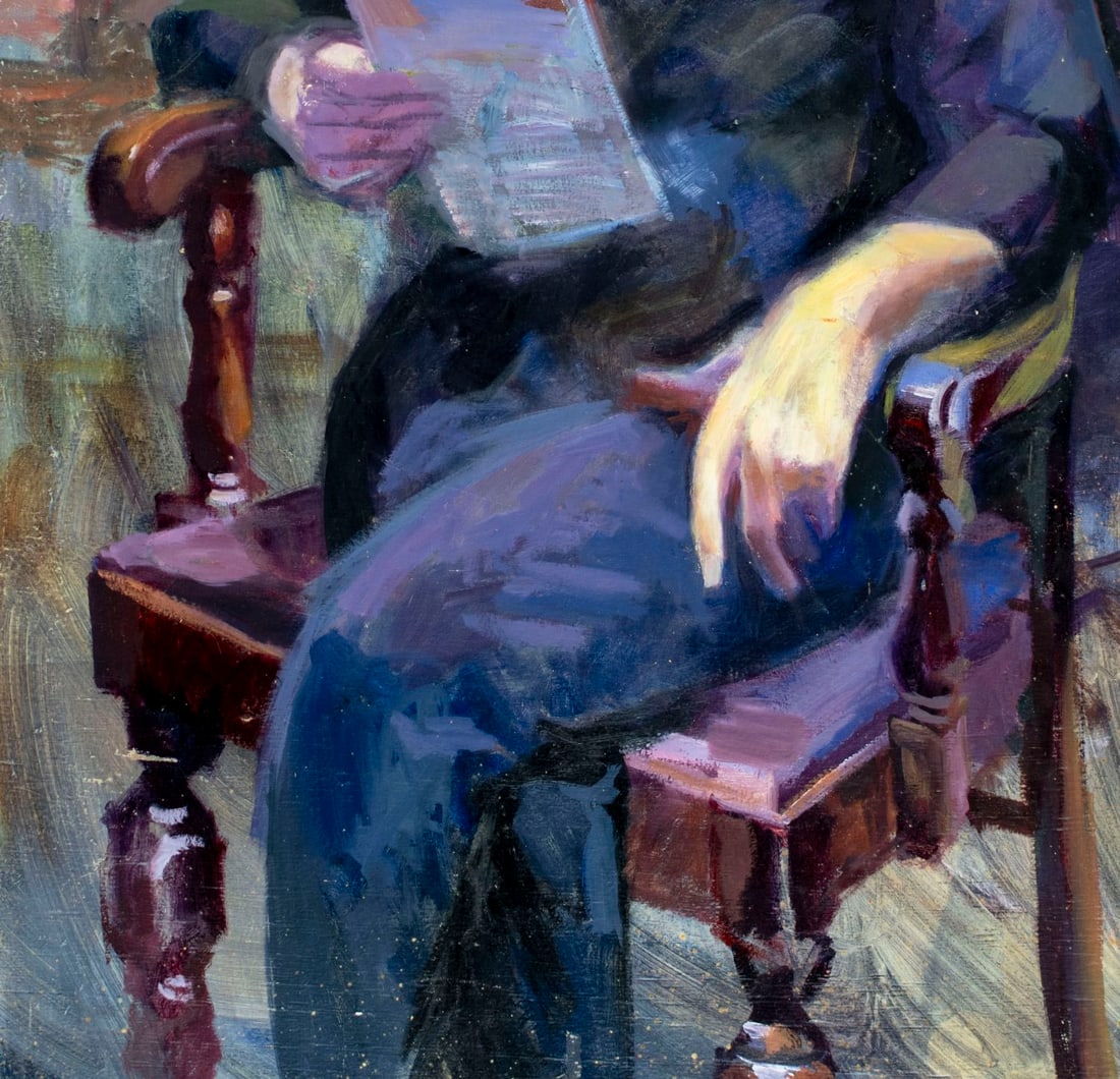 John Reilly (NY,NJ,1942-2021) oil painting - 7