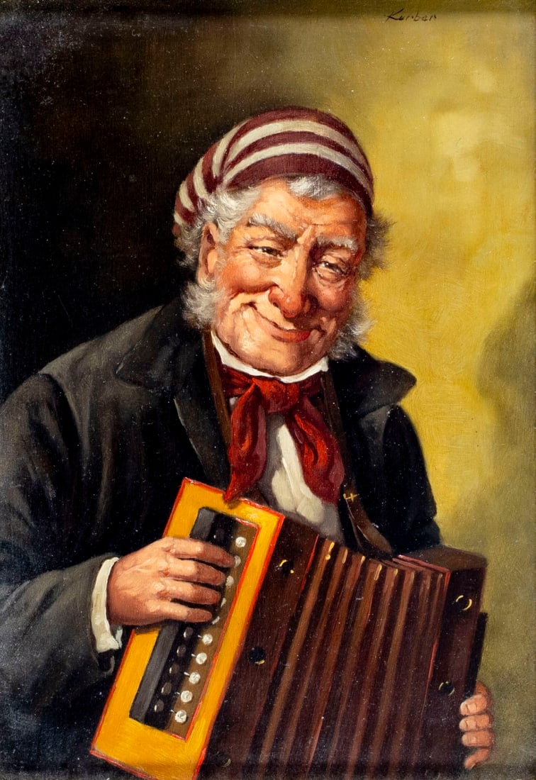 Hans Kerber (Austria,1920-?) oil painting (1 of 12)