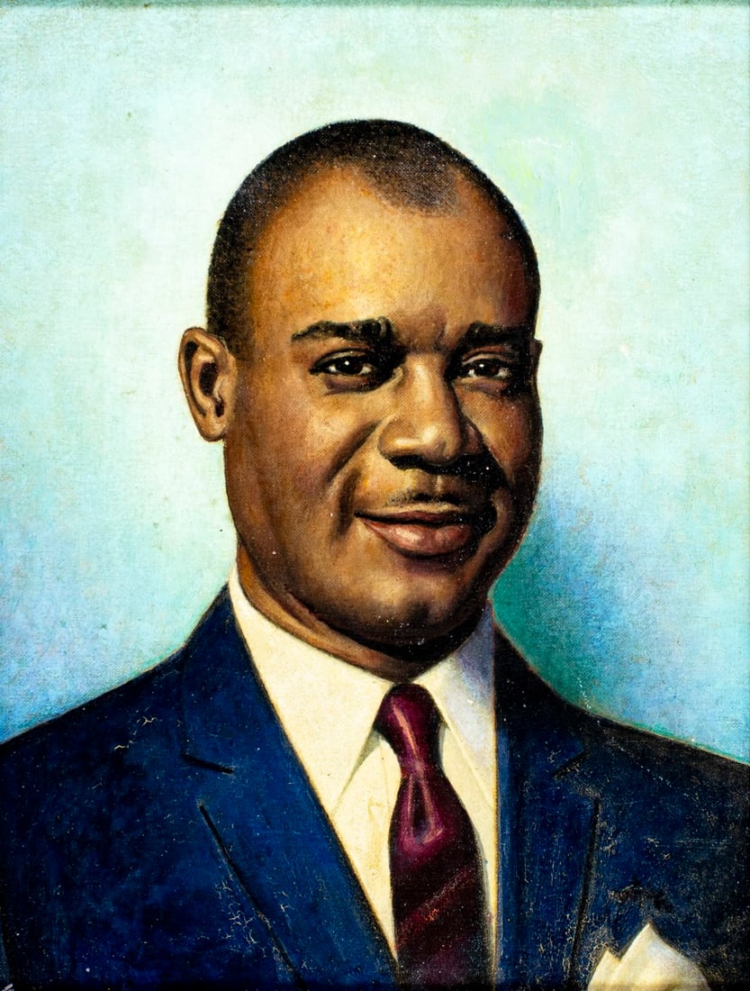 Vintage mid 20C American oil painting (1 of 14)