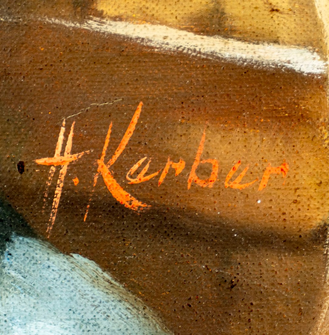 Hans Kerber (Austria,1920-?) oil painting - 4