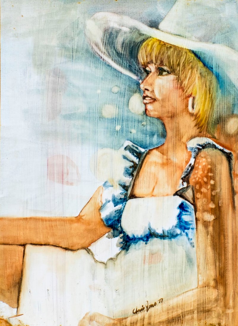 Chris Jones (US,20C) oil painting (1 of 12)