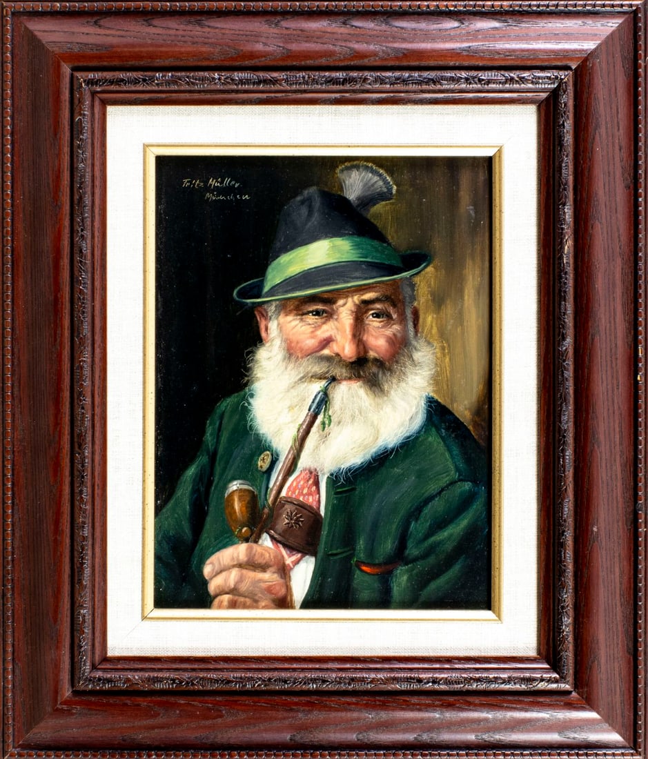 Fritz Muller (German,1913-1972) oil painting - 3