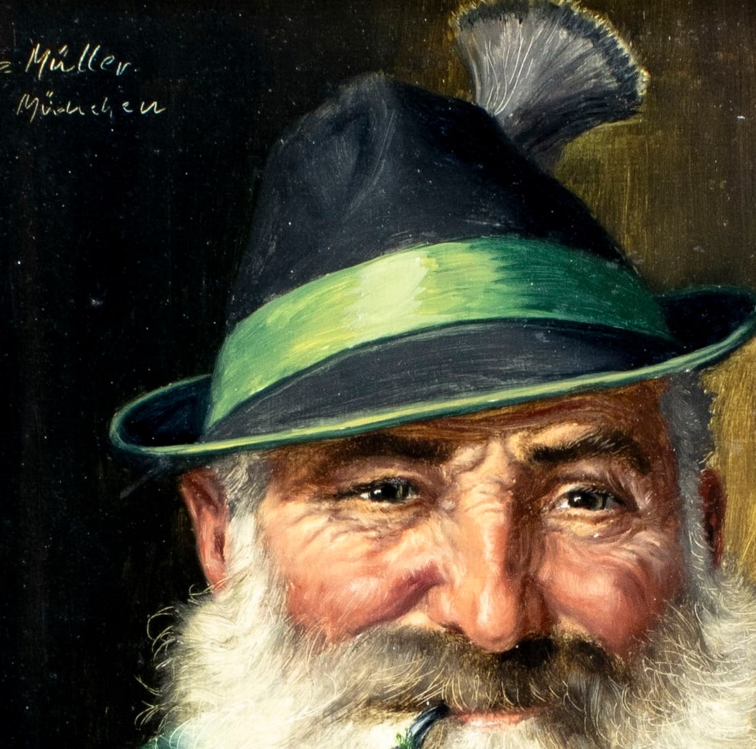 Fritz Muller (German,1913-1972) oil painting - 7