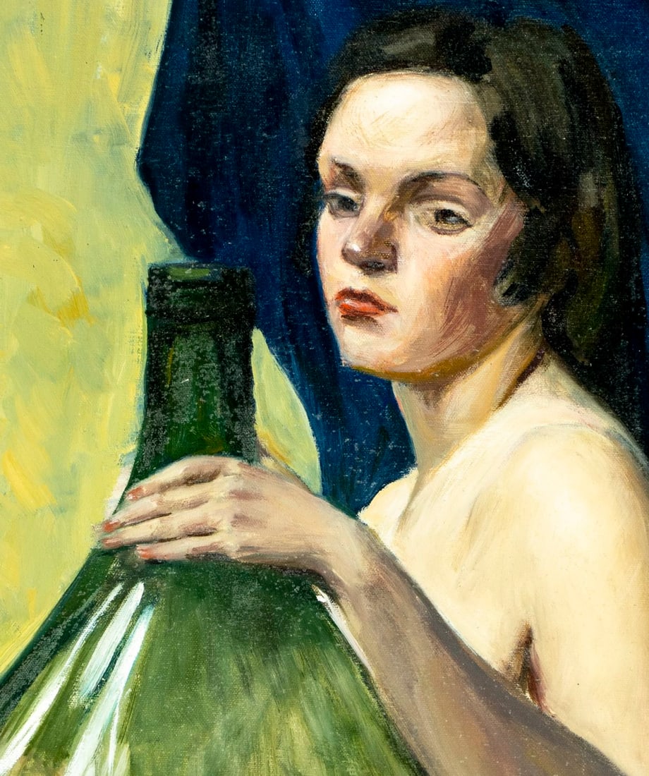 Helen DuMond (NY,CA,OR,1872-1968) oil painting - 4