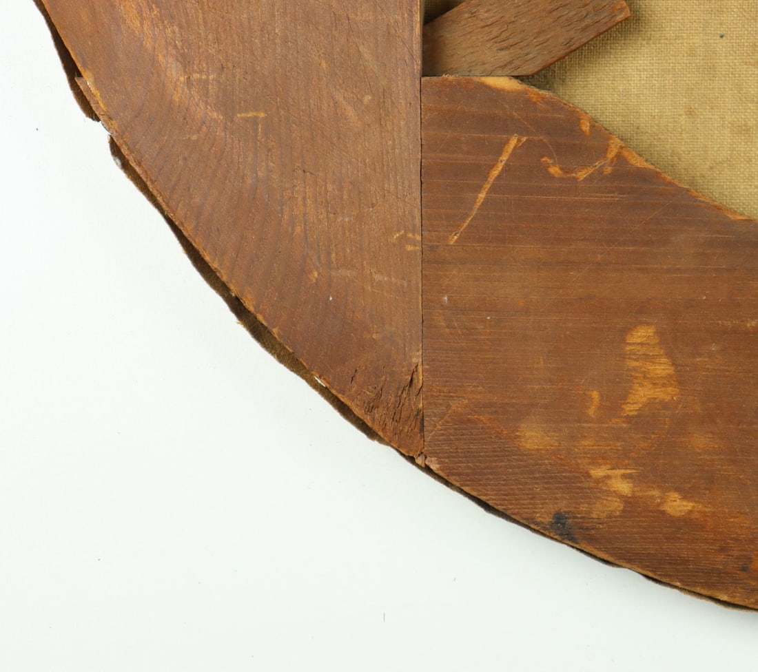 Antique 19C American oil painting signed - 12