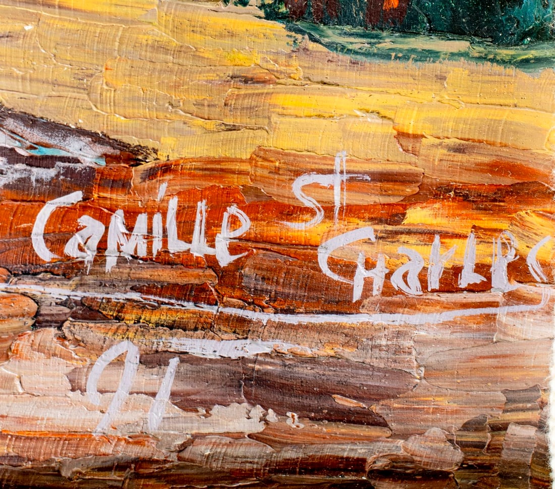 Camille Saint Charles (Haiti,1947-2003) oil painting - 4