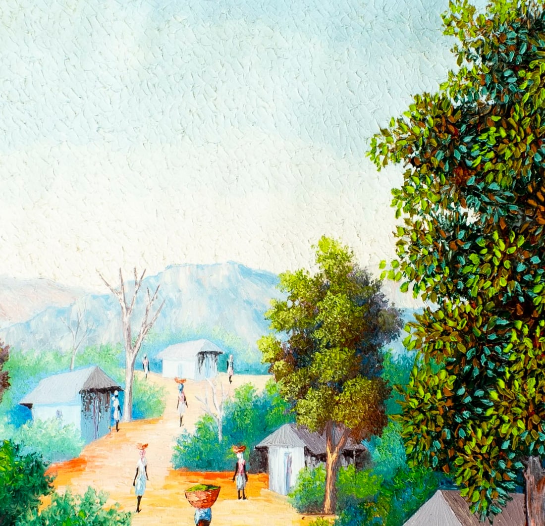 Camille Saint Charles (Haiti,1947-2003) oil painting - 6