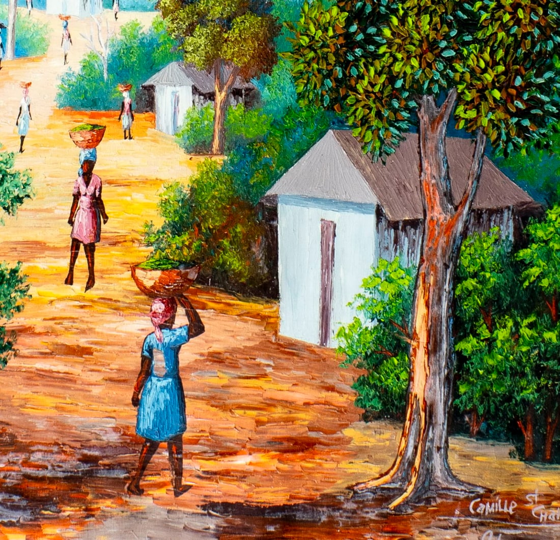 Camille Saint Charles (Haiti,1947-2003) oil painting - 7