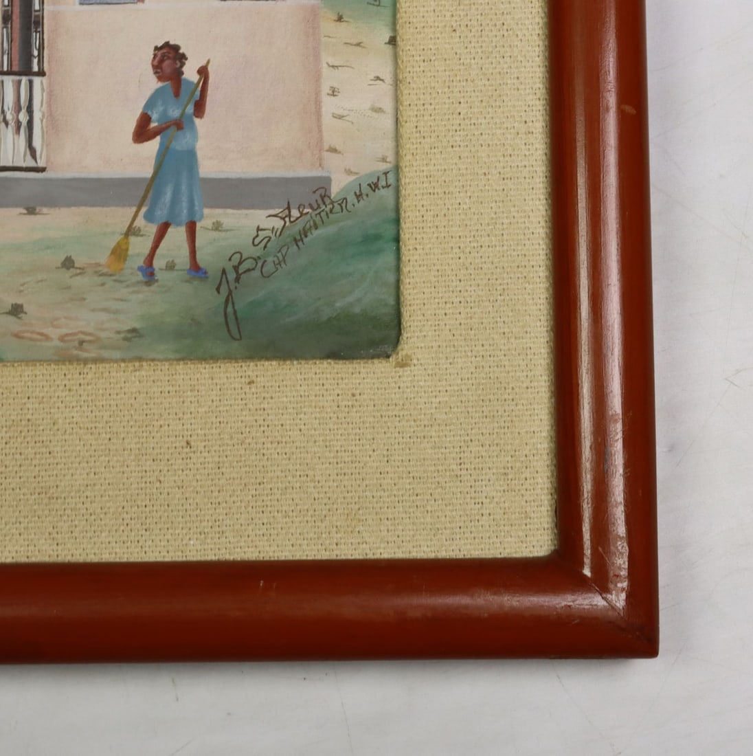 J B Saint Fleur (Haiti,20C) oil painting - 10