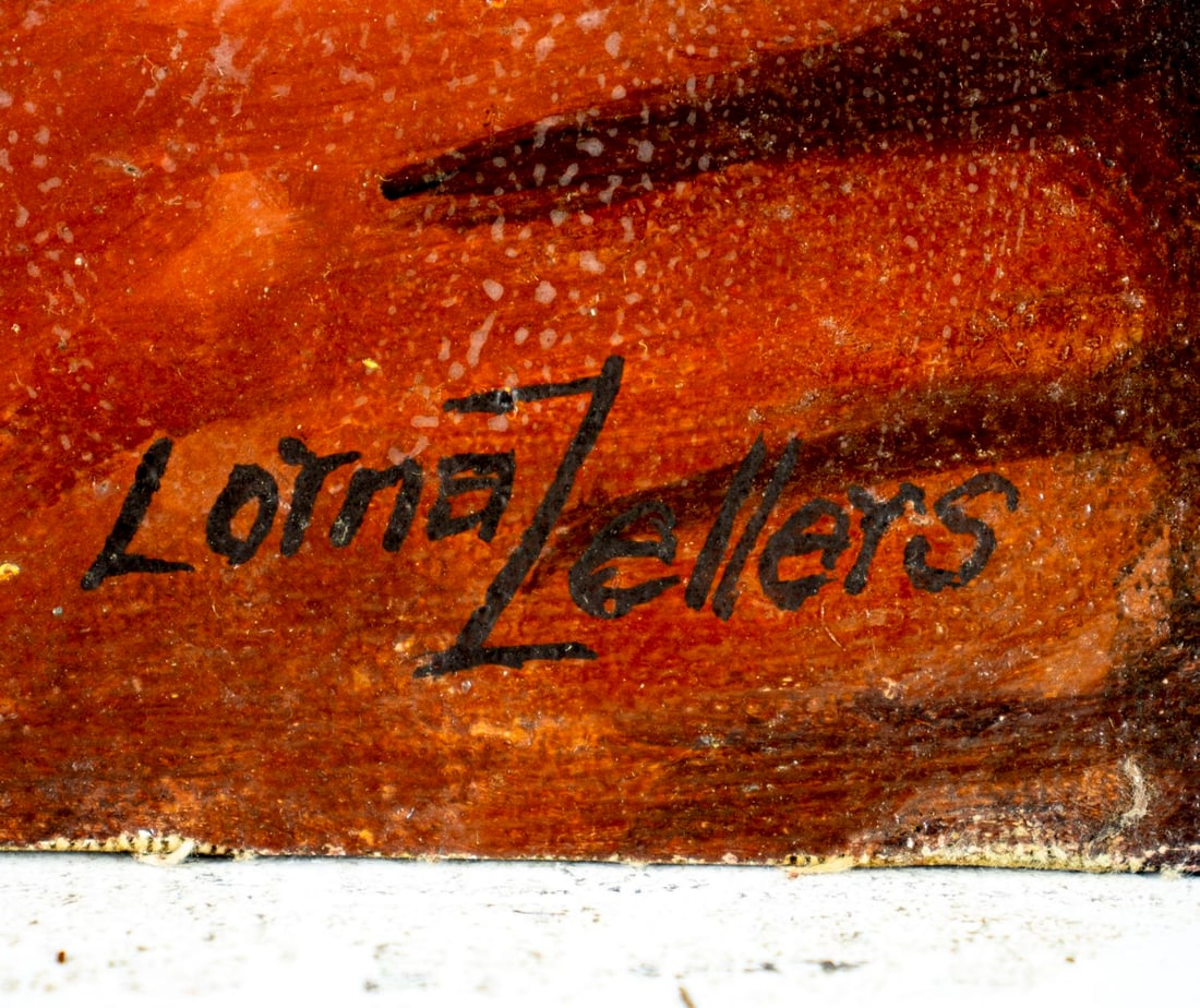 Lorna Zellers (US,20C) oil painting - 4