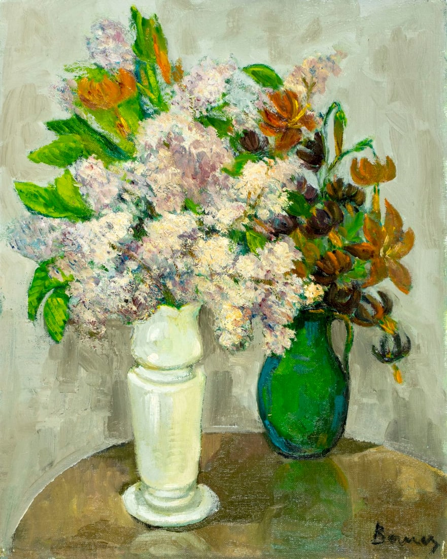 Albert Bela Bauer (Hungary,1899-1998) oil painting - 3