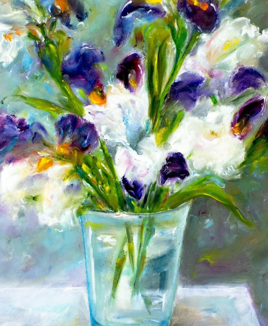 Betty Bozian (NJ,NY,1913-2005) oil painting - 5