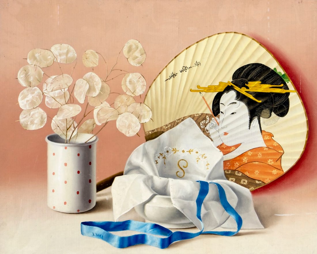 D Noga (Europe,20C) oil painting (1 of 13)