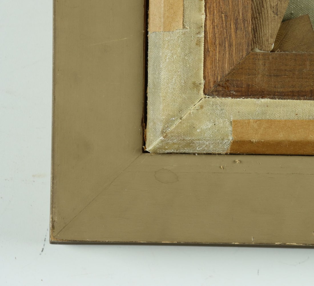 Antique 19C American oil painting - 11