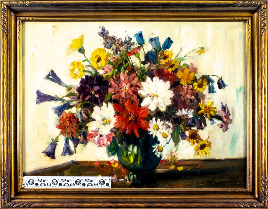 Antique early 20C American oil painting signed - 2